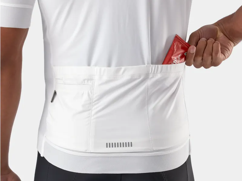 Trek Circuit Short Sleeve Jersey in White-2